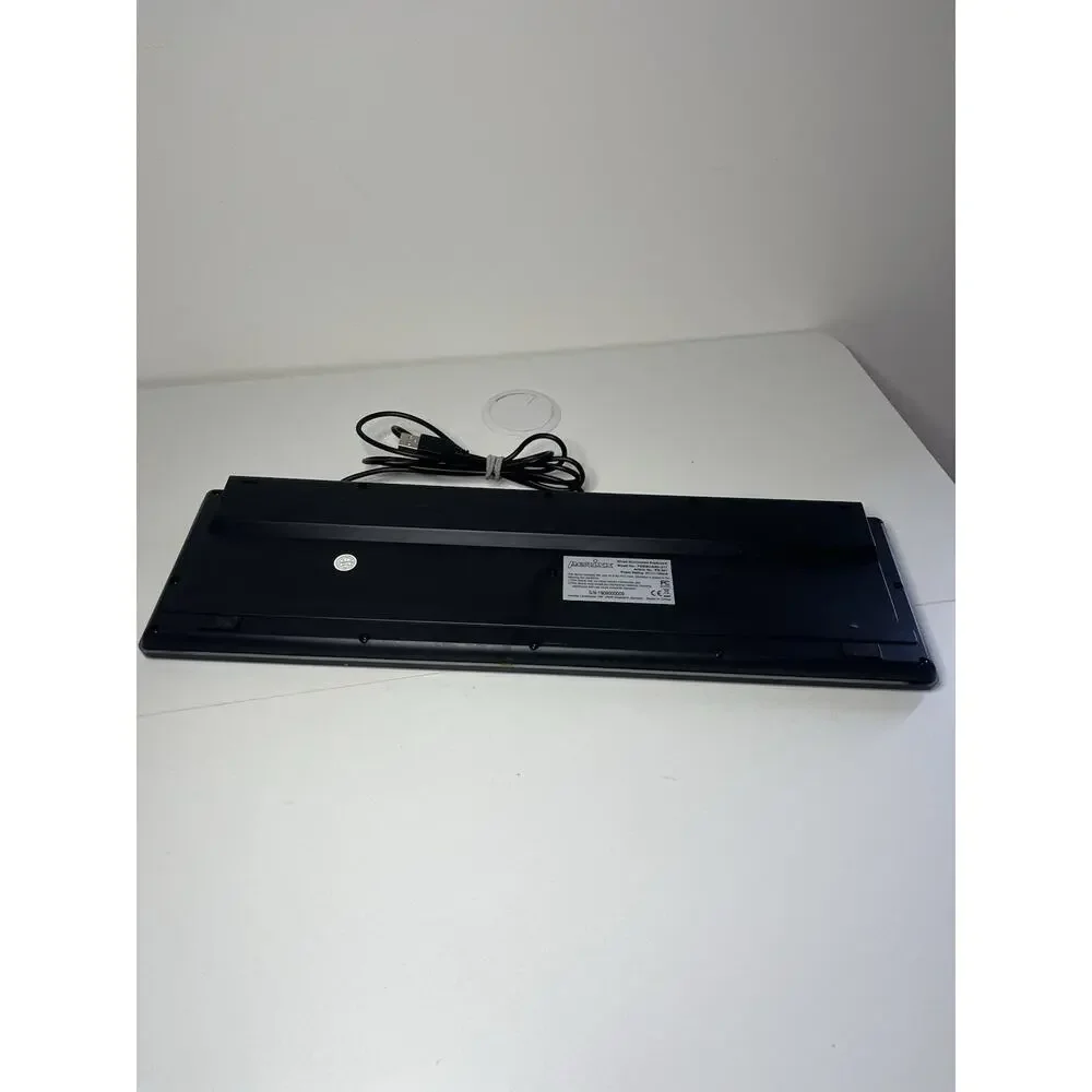 Perixx PERIBOARD-317 Wired Backlit USB Keyboard Big Print Letter with White Ill